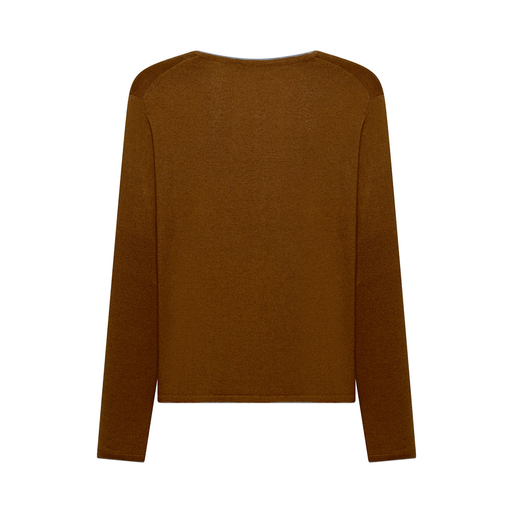 Mansted Yasmina Cardigan in Spice