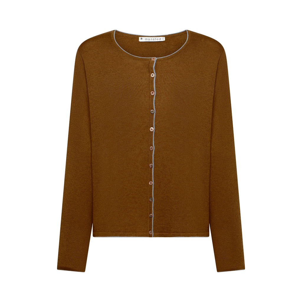 Mansted Yasmina Cardigan in Spice