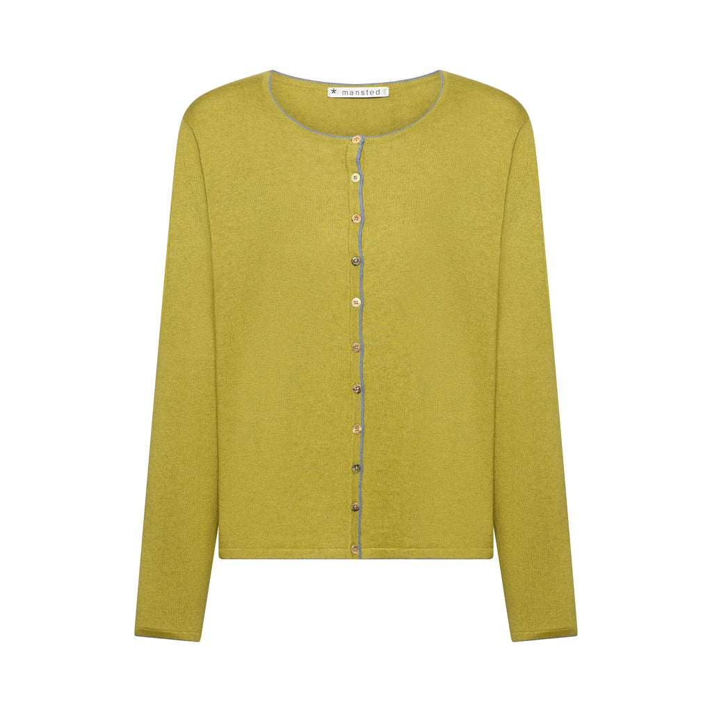 Mansted Yasmina Cardigan in Olive