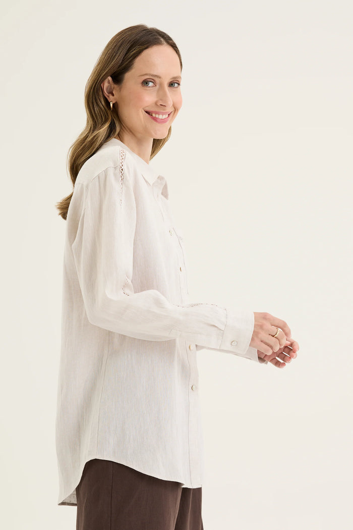 Yarra Trail Tirari Shirt in Twine