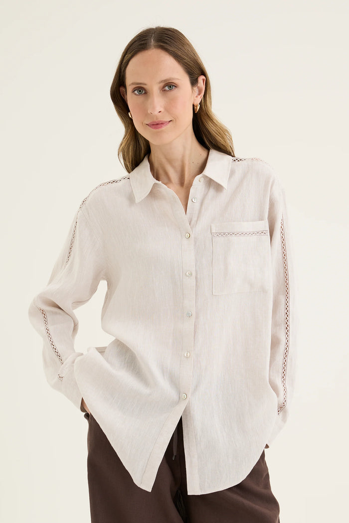 Yarra Trail Tirari Shirt in Twine