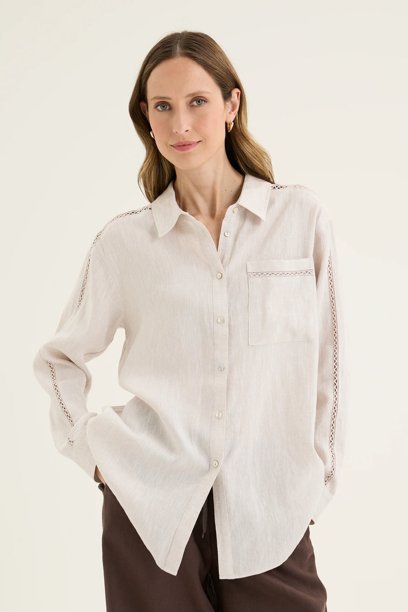 Yarra Trail Tirari Shirt in Twine