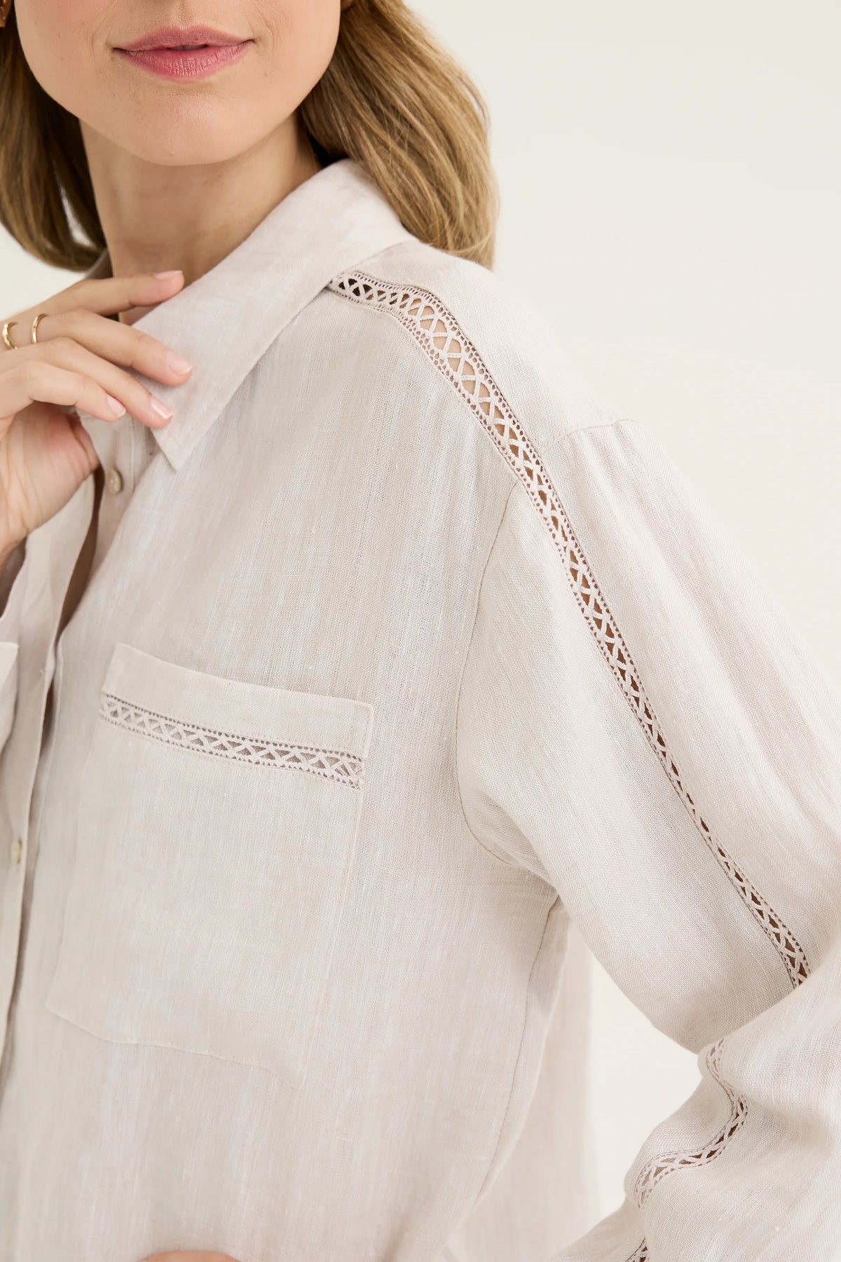 Yarra Trail Tirari Shirt in Twine