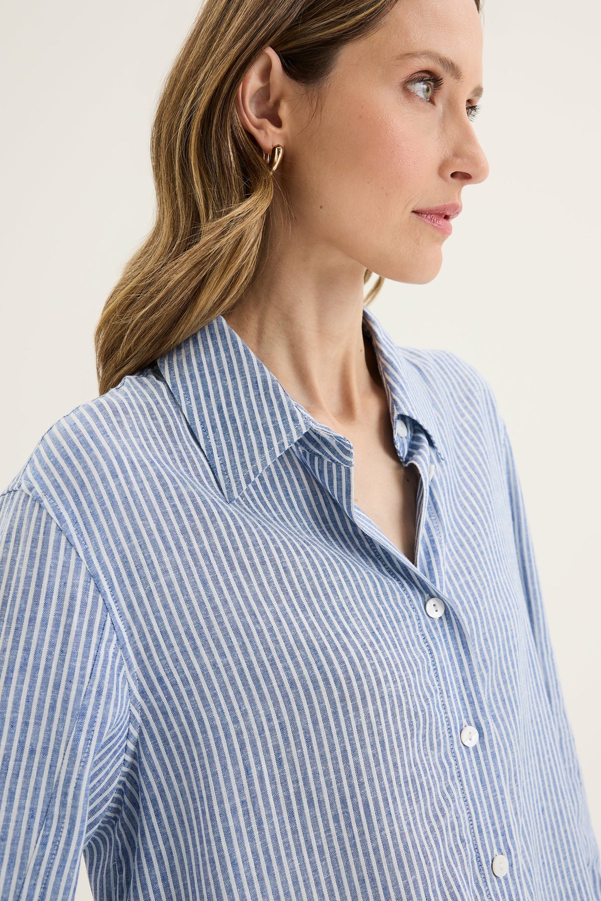Yarra Trail Mornington Shirt in Chambray/Mist