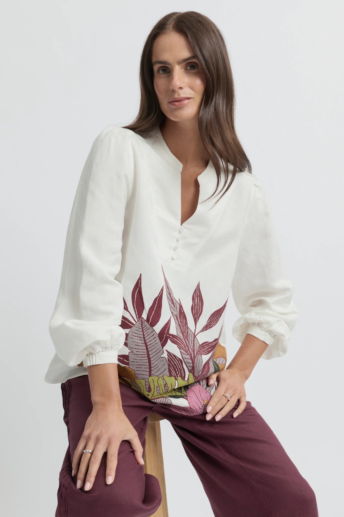 Yarra Trail Botanical Blouse 4382