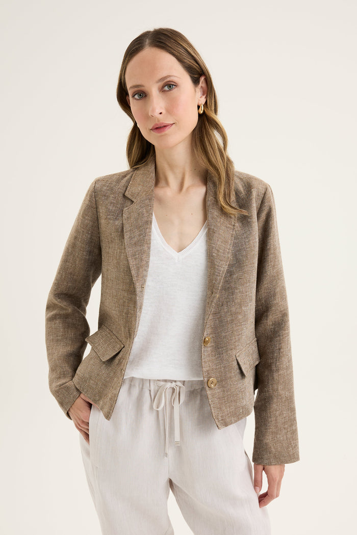 Yarra Trail Spina Jacket in Mocha
