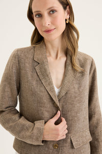 Yarra Trail Spina Jacket in Mocha