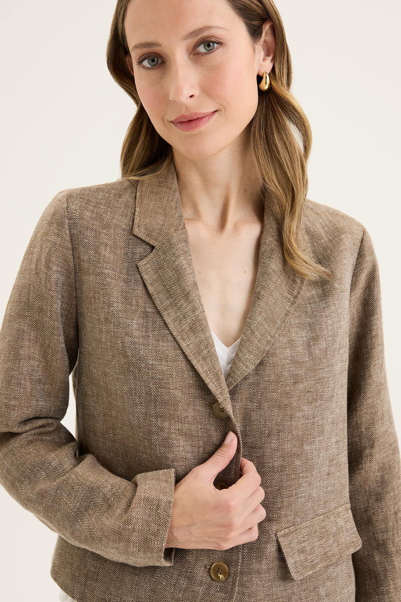 Yarra Trail Spina Jacket in Mocha