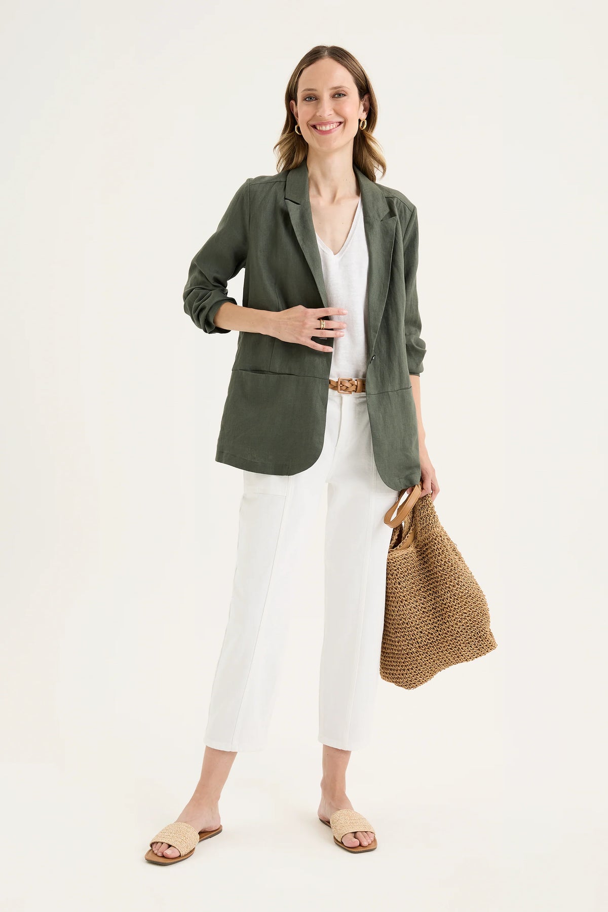 Yarra Trail Bodhi Jacket in Nori