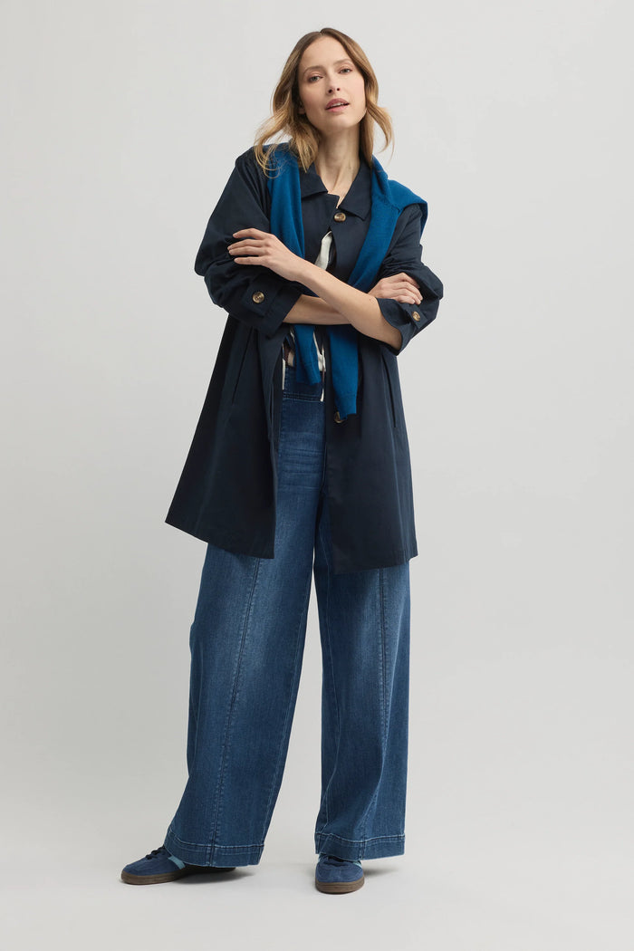 Yarra Trail Nova Coat in Navy 6298