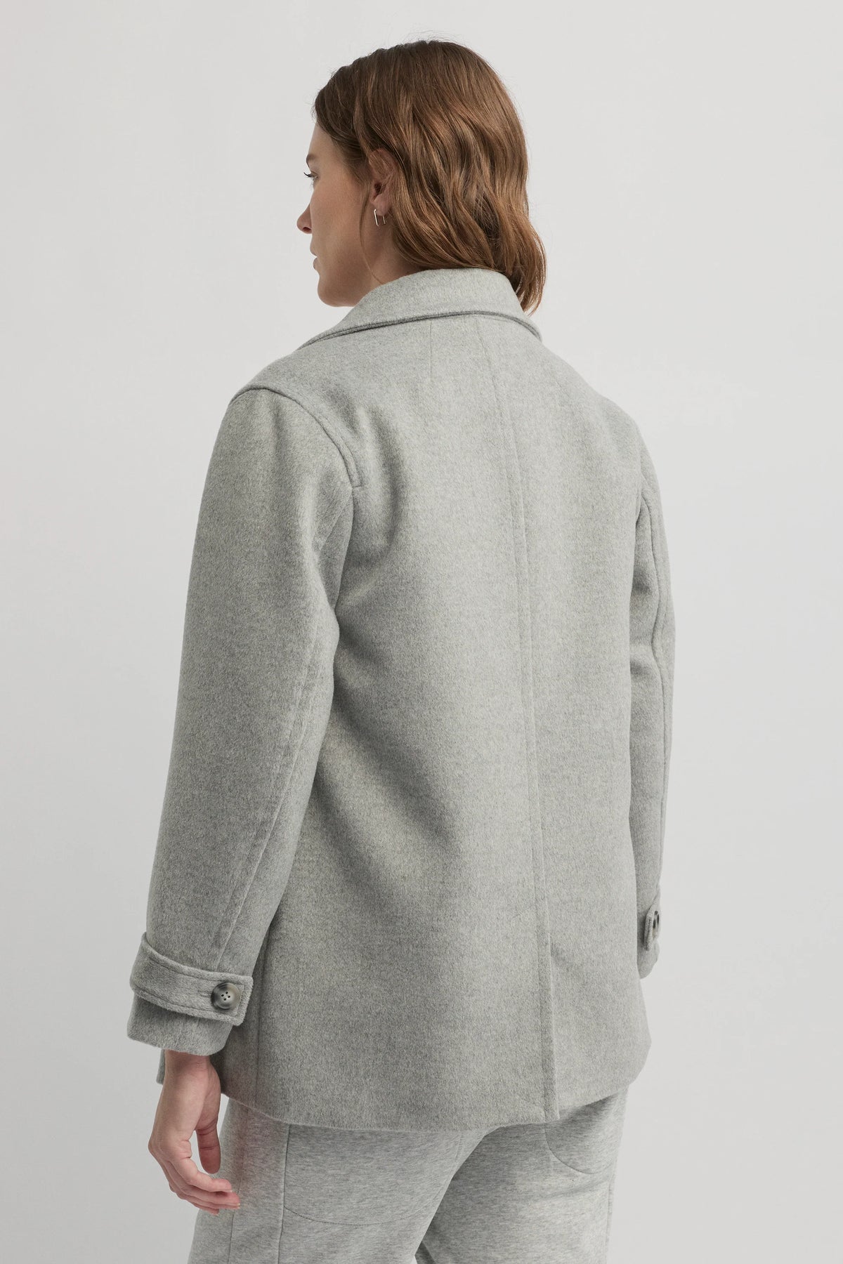Yarra Trail Shelter Coat in Silver Marle 6311