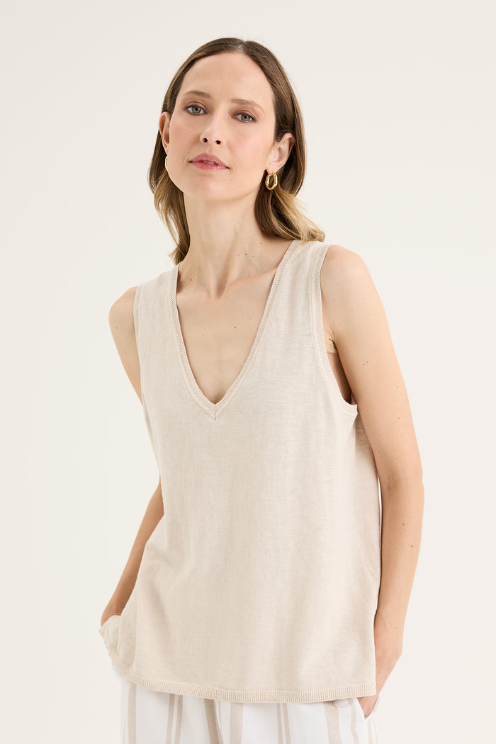 Yarra Trail Blaze Knit in Cashew