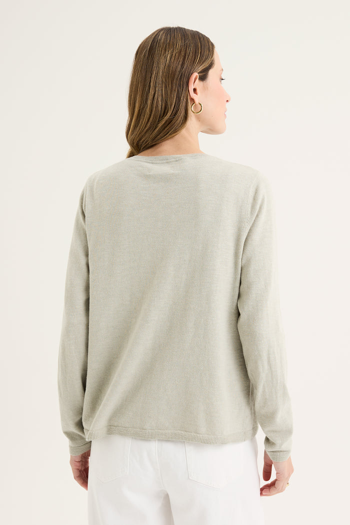 Yarra Trail Blaze Cardigan in Aloe