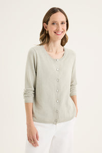 Yarra Trail Blaze Cardigan in Aloe