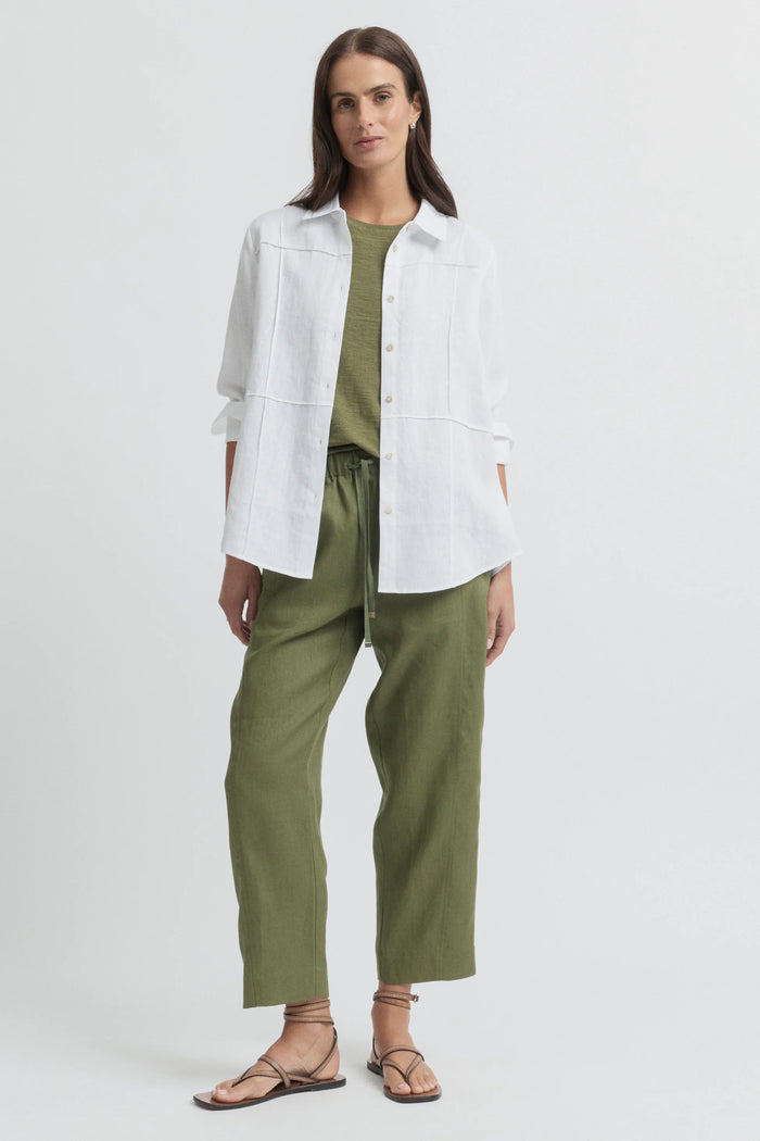 Yarra Trail Obscurity Knit Top in Lawn 7788