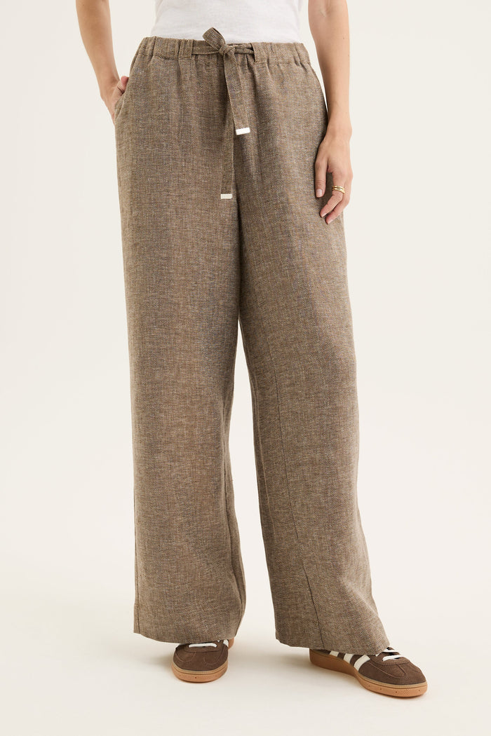 Yarra Trail Spina Pant in Mocha