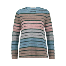 Load image into Gallery viewer, Mansted Ada Striped Crew in Mushroom

