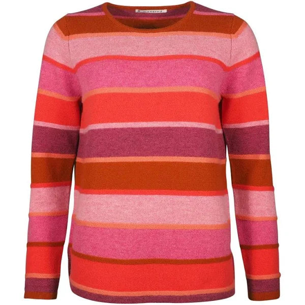 Mansted Amadea Striped Lambswool Jumper