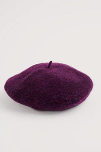 Seasalt Bramble Needle Tip Beret in Grape