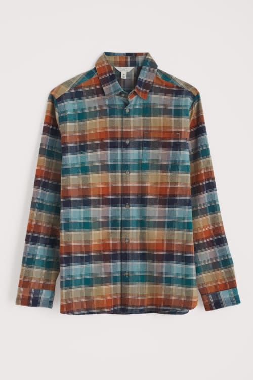 Seasalt Men's Fathomer Shirt in Root Cellar Light Wade
