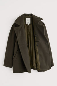 Seasalt Men's Channel Coat in Woodland