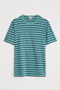Seasalt Men's Seven Seas Sailor Tee Breton Watercress Maritime