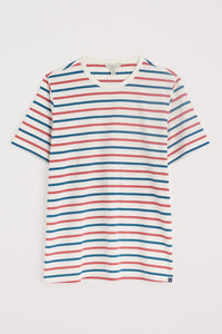 Seasalt Men's Seven Seas Sailor Tee Duet Breton Dark Clam