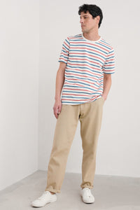 Seasalt Men's Seven Seas Sailor Tee Duet Breton Dark Clam