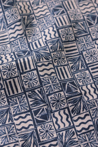 Seasalt Men's Blue Heron Short Sleeve Shirt Marine Patchwork Maritime