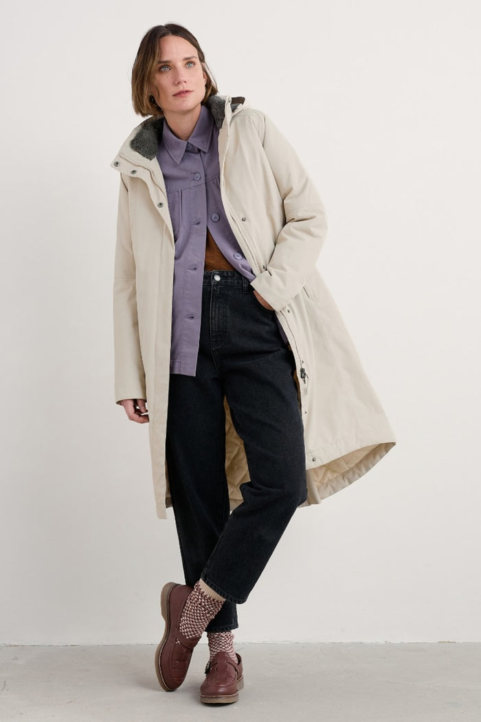 Janelle Waterproof Coat in Aran