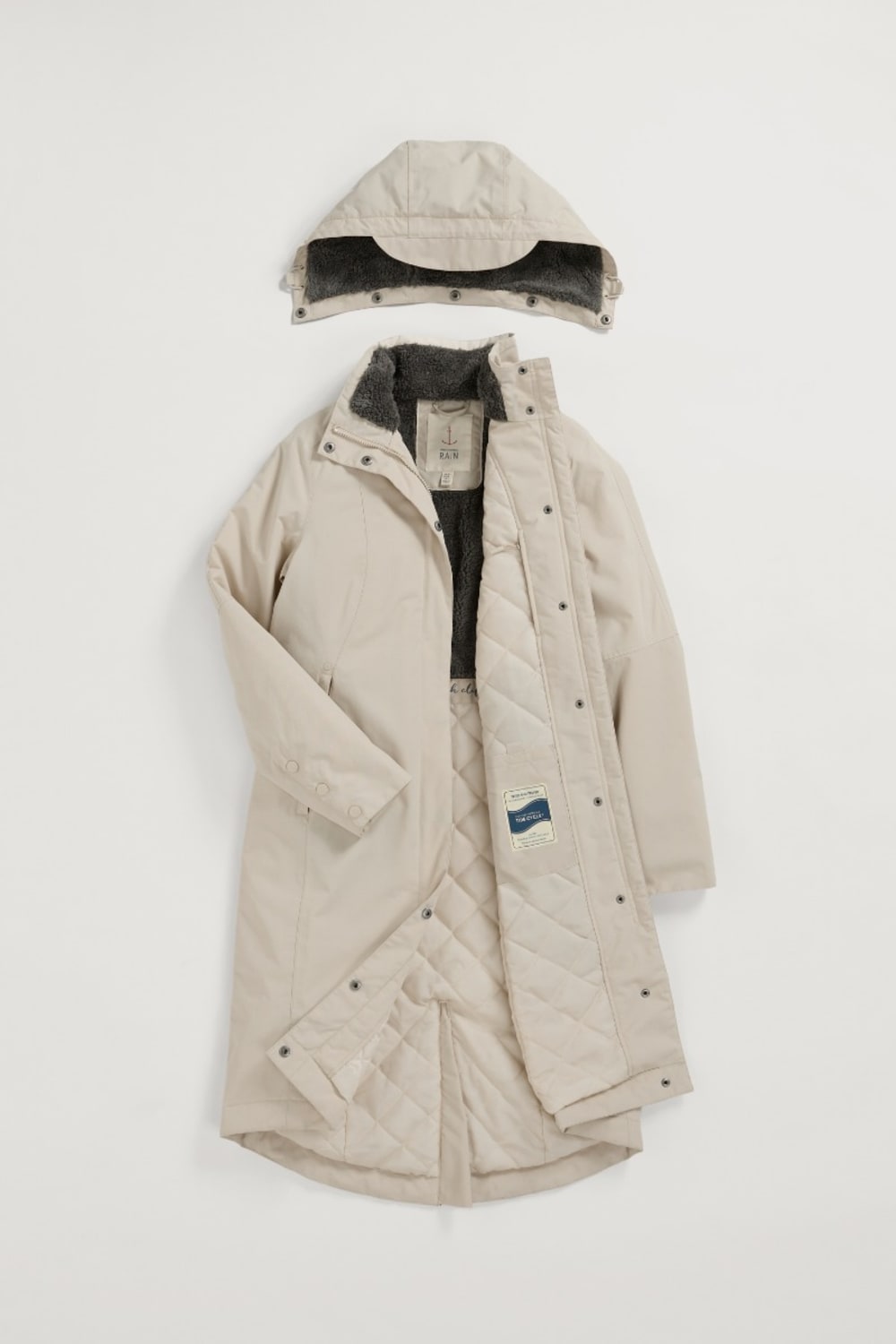 Janelle Waterproof Coat in Aran