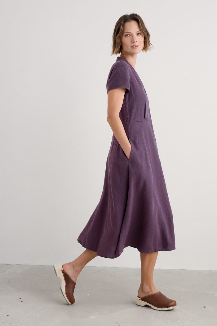 Carved Wood Dress Sloe