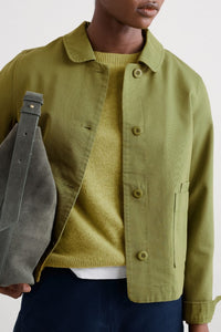 Seasalt Coombe Lane Cotton Jacket in Aloe