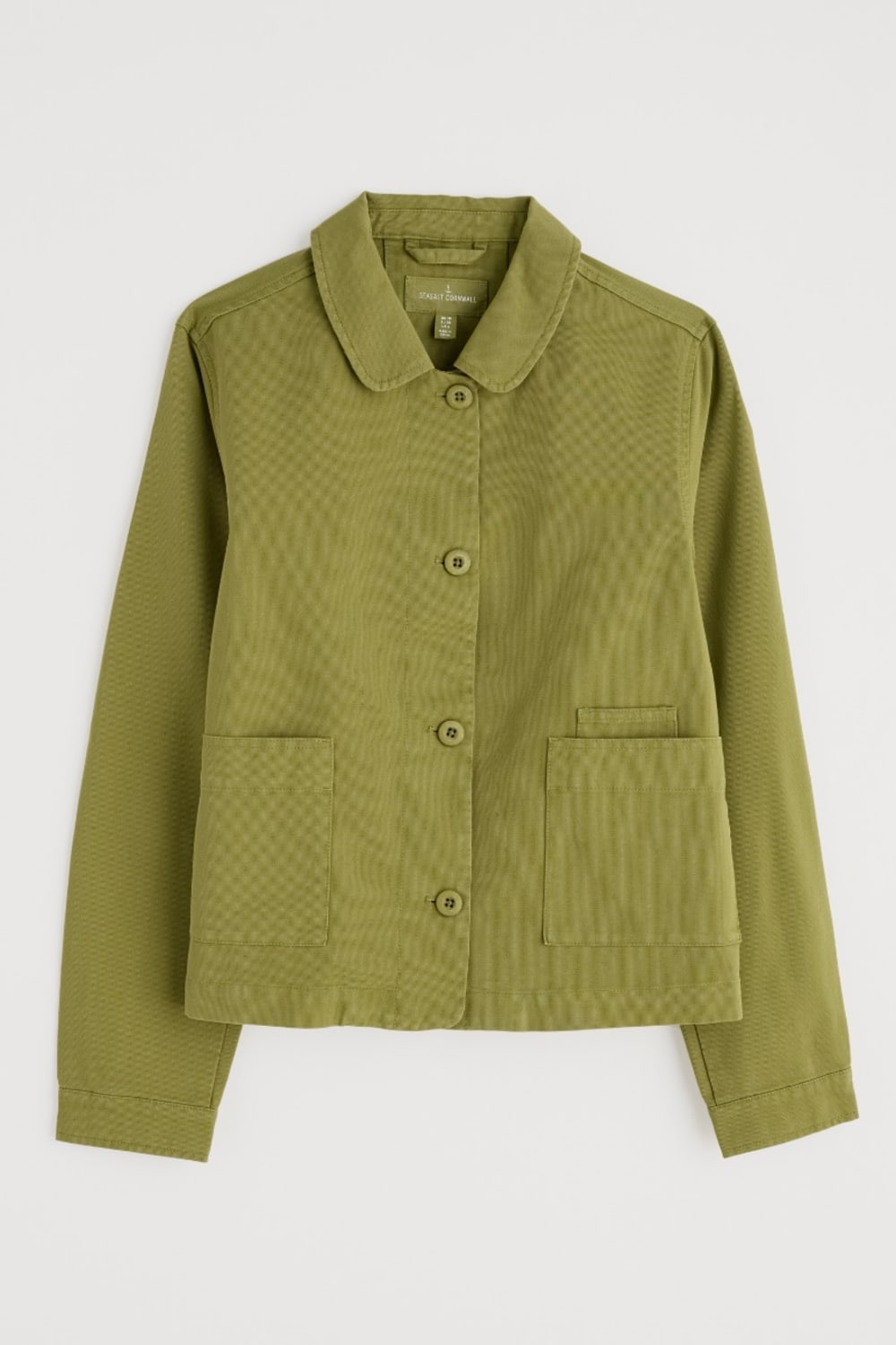 Seasalt Coombe Lane Cotton Jacket in Aloe