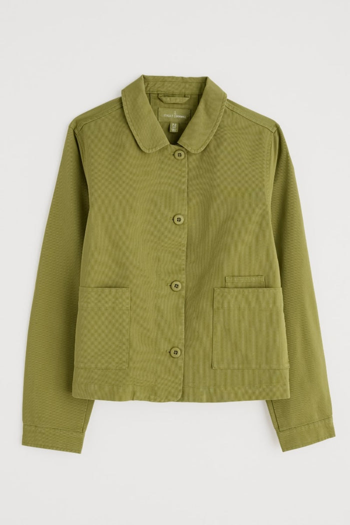 Seasalt Coombe Lane Cotton Jacket in Aloe