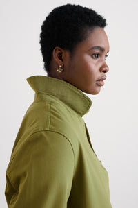 Seasalt Coombe Lane Cotton Jacket in Aloe