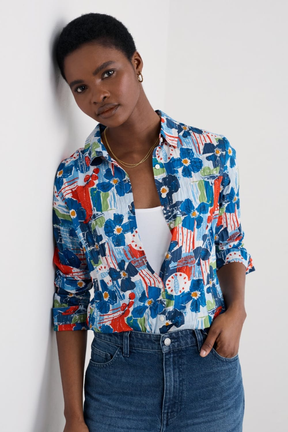 Seasalt Larissa Shirt Table Sketch Chalk