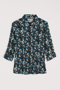Seasalt Larissa Shirt in Swooping Birds Onyx