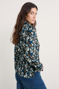 Seasalt Larissa Shirt in Swooping Birds Onyx
