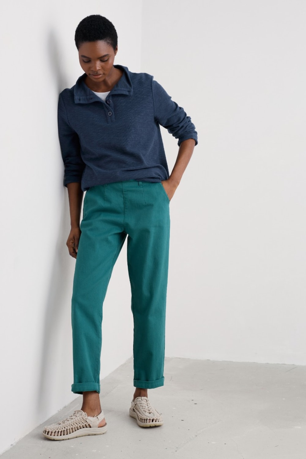 Seasalt Waterdance Trousers in Kingfisher