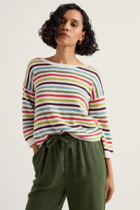 Seasalt Knavock Jumper in Mini Cornish Carnelian Multi