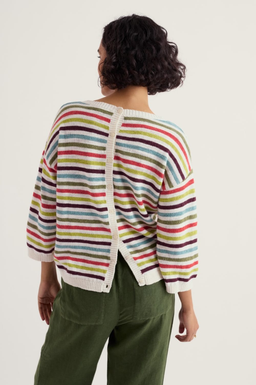 Seasalt Knavock Jumper in Mini Cornish Carnelian Multi