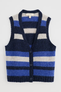 Seasalt Painter Vest Ryhthm Ink Mix