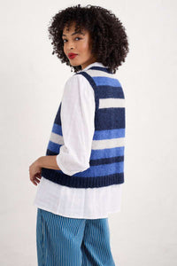 Seasalt Painter Vest Ryhthm Ink Mix