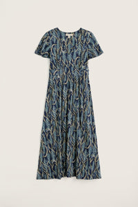 Seasalt Chateaux Dress in Red Hot Poker Maritime