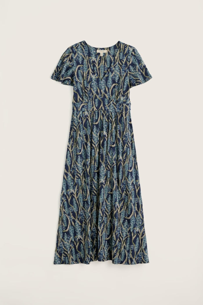 Seasalt Chateaux Dress in Red Hot Poker Maritime