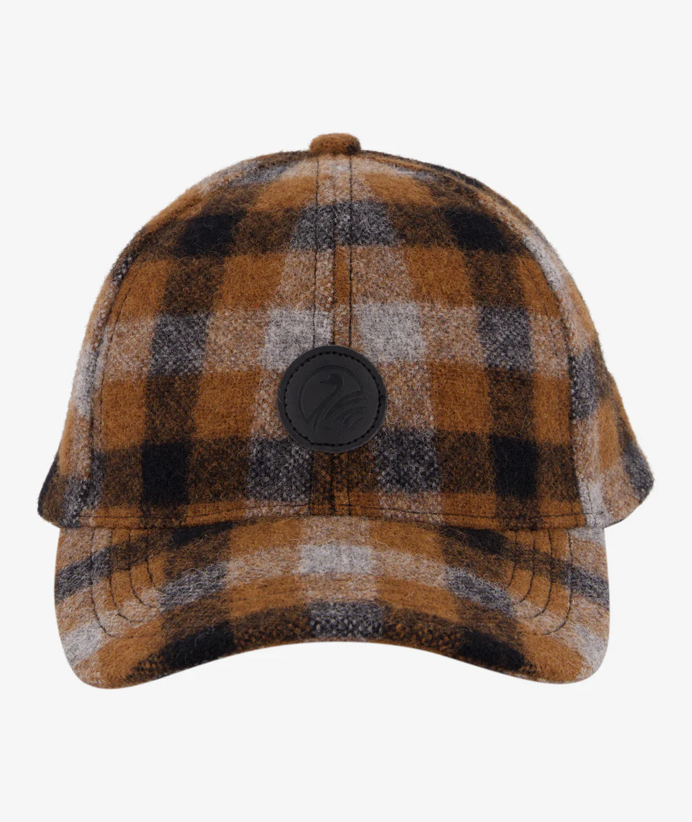 The Swanni Wool Baseball Cap in Teddington Check