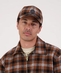 The Swanni Wool Baseball Cap in Teddington Check