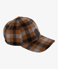 The Swanni Wool Baseball Cap in Teddington Check