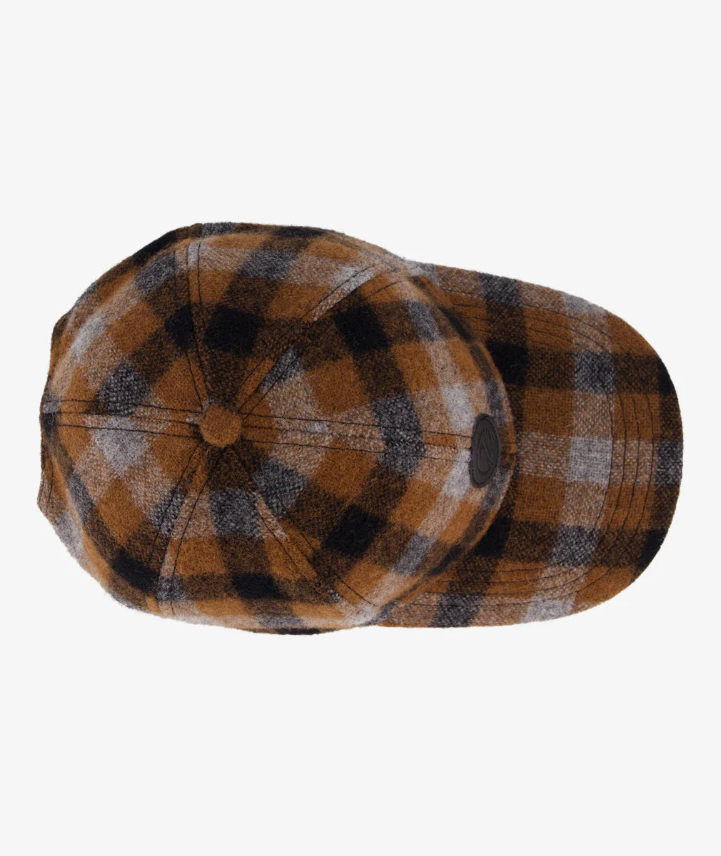 The Swanni Wool Baseball Cap in Teddington Check